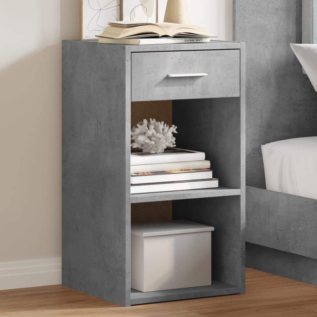 Bedside Cabinet 35X34X65 Cm Engineered Wood