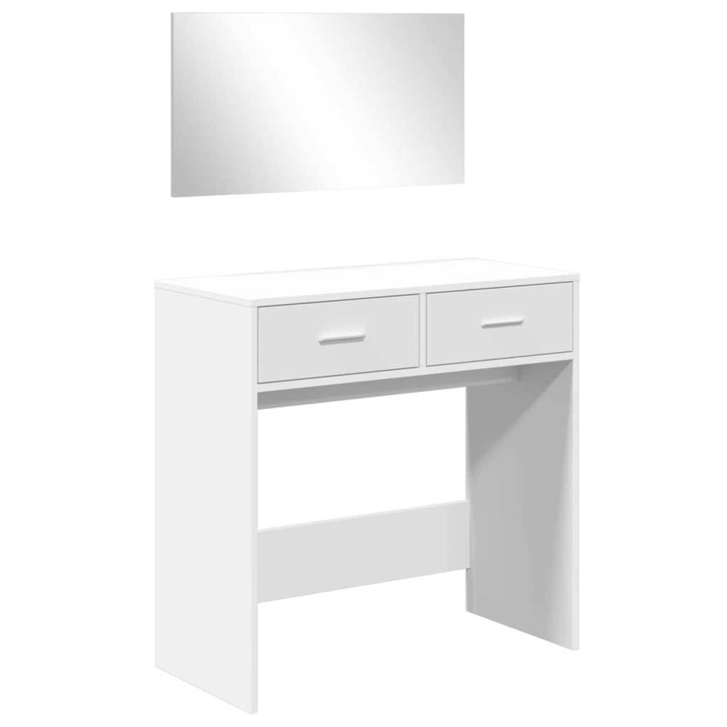 Dressing Table With Mirror 80X39X80 Cm