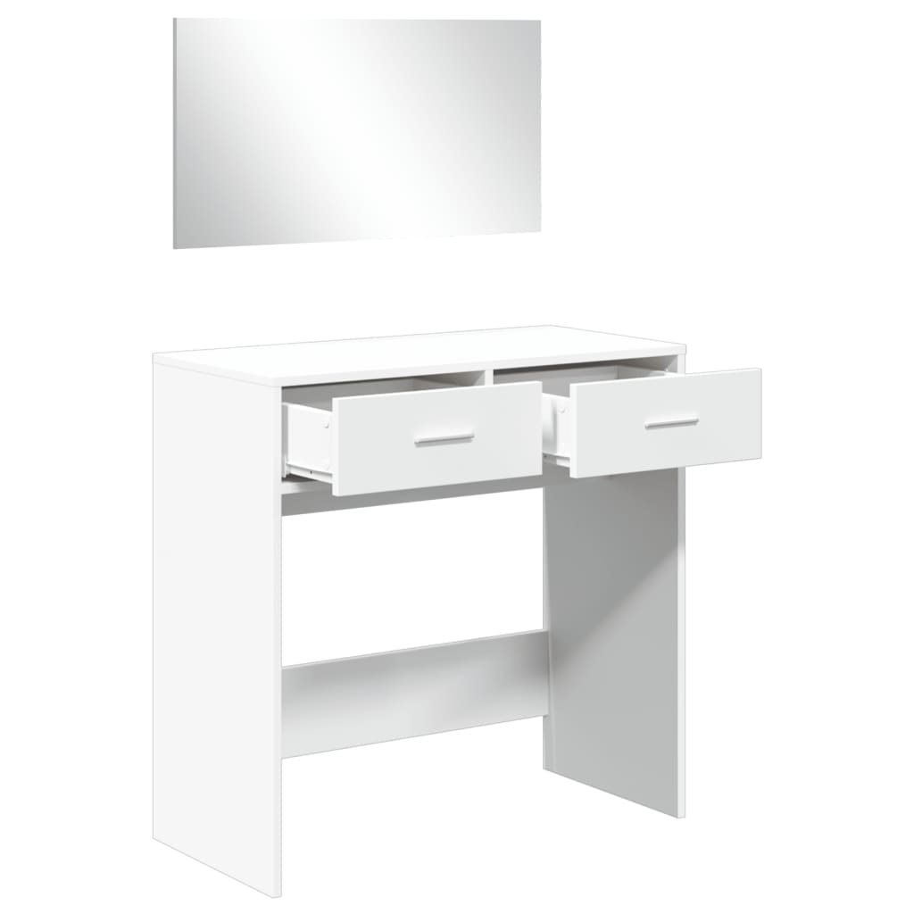 Dressing Table With Mirror 80X39X80 Cm