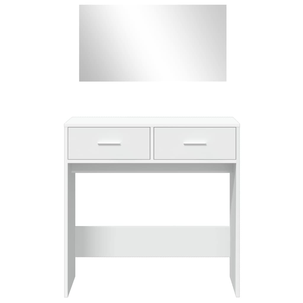 Dressing Table With Mirror 80X39X80 Cm