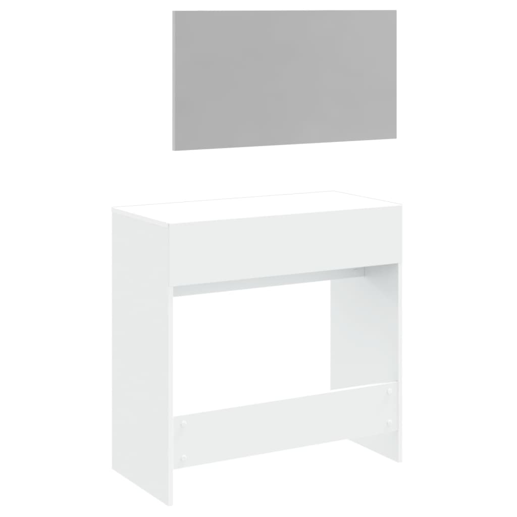 Dressing Table With Mirror 80X39X80 Cm