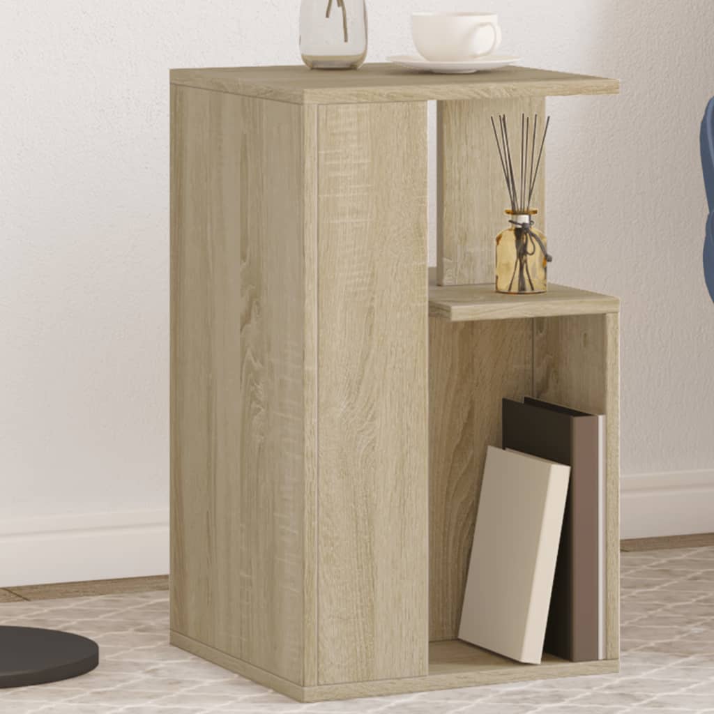 Side Table 35X35X60 Cm Engineered Wood