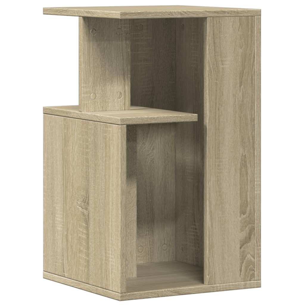 Side Table 35X35X60 Cm Engineered Wood