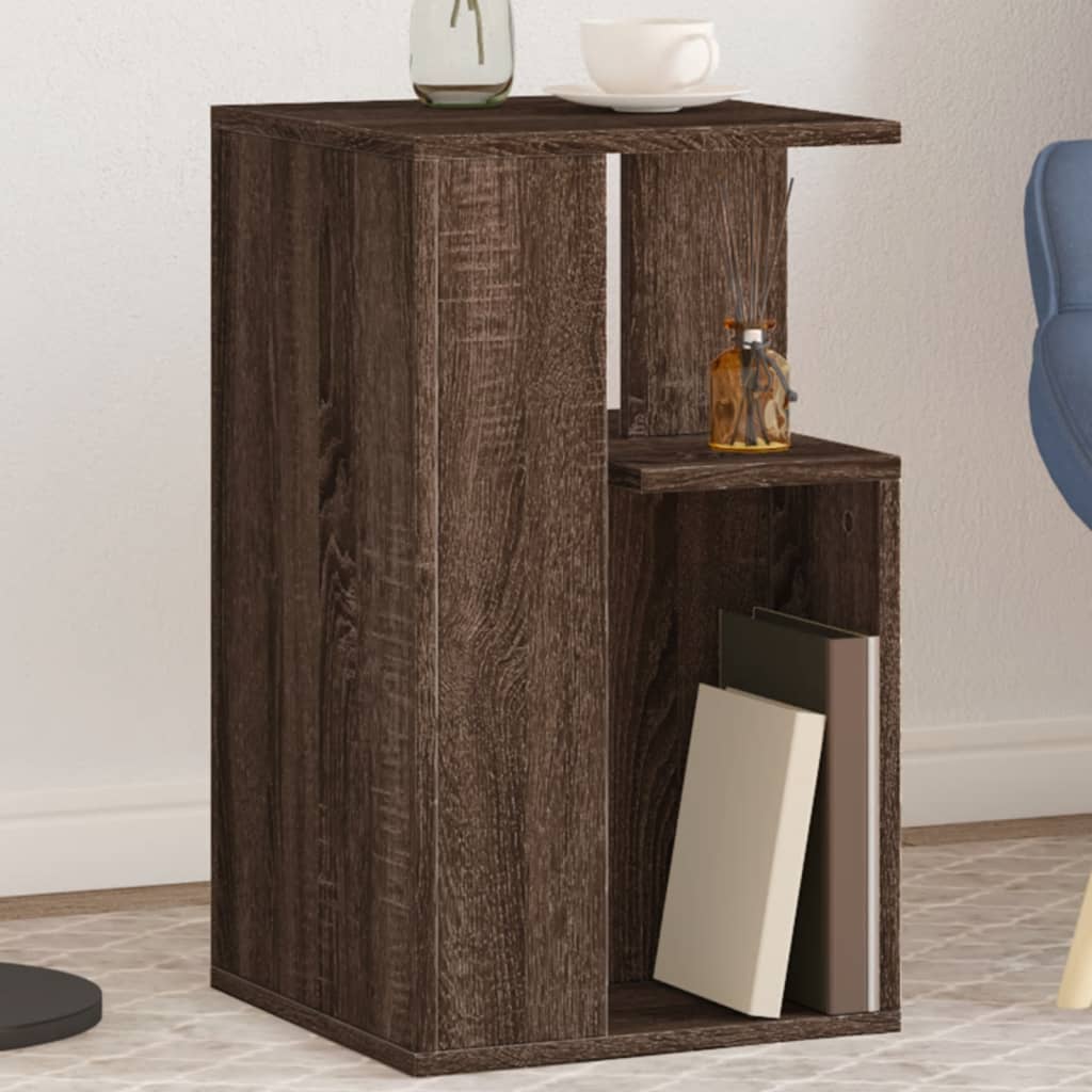 Side Table 35X35X60 Cm Engineered Wood