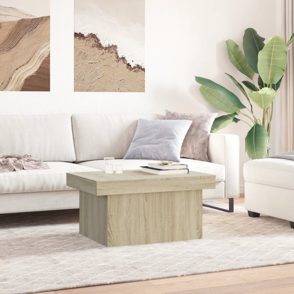 Coffee Table 80X55X40 Cm Engineered Wood