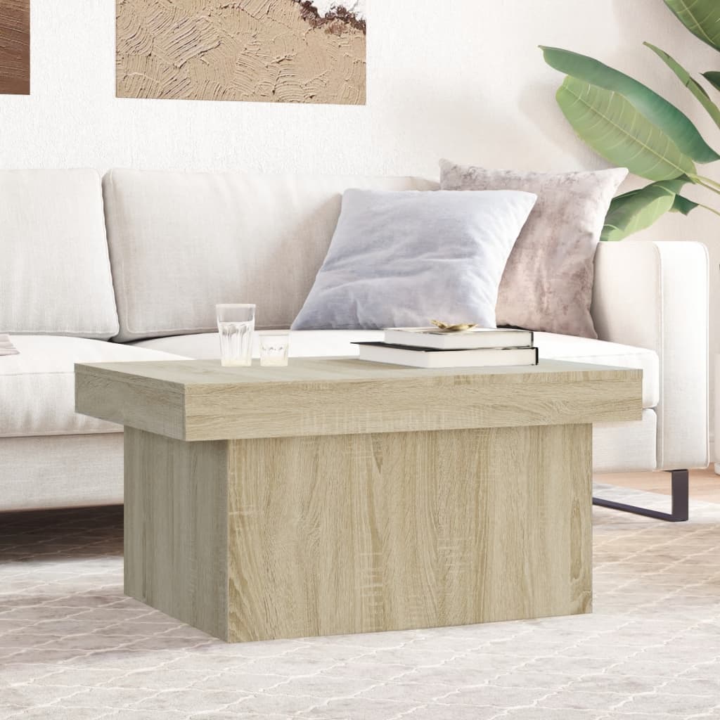 Coffee Table 80X55X40 Cm Engineered Wood