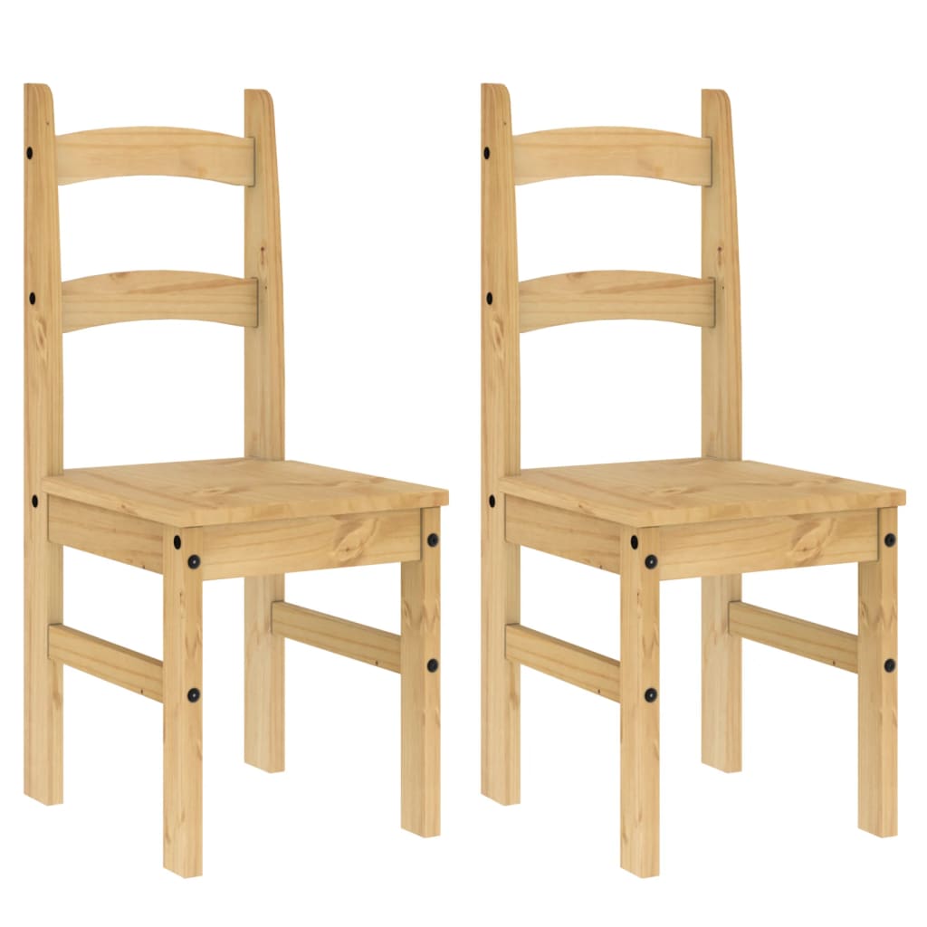 Dining Chairs 2 Pcs 40X46X99 Cm Solid Wood Pine