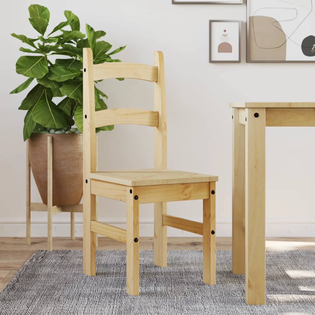 Dining Chairs 2 Pcs 40X46X99 Cm Solid Wood Pine