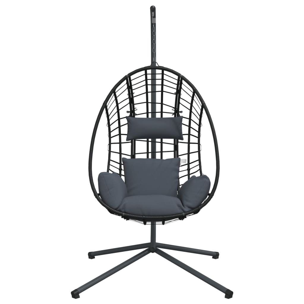 Hanging Egg Chair With Stand Rattan And Steel