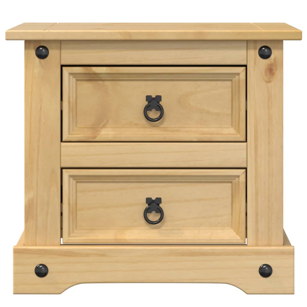 Bedside Cabinet Corona 53X39X50 Cm Solid Wood Pine