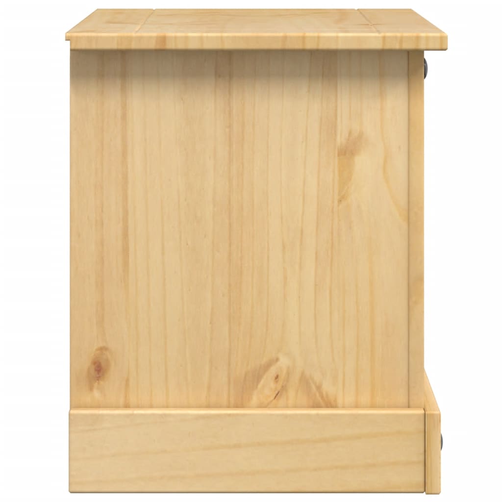 Bedside Cabinet Corona 53X39X50 Cm Solid Wood Pine
