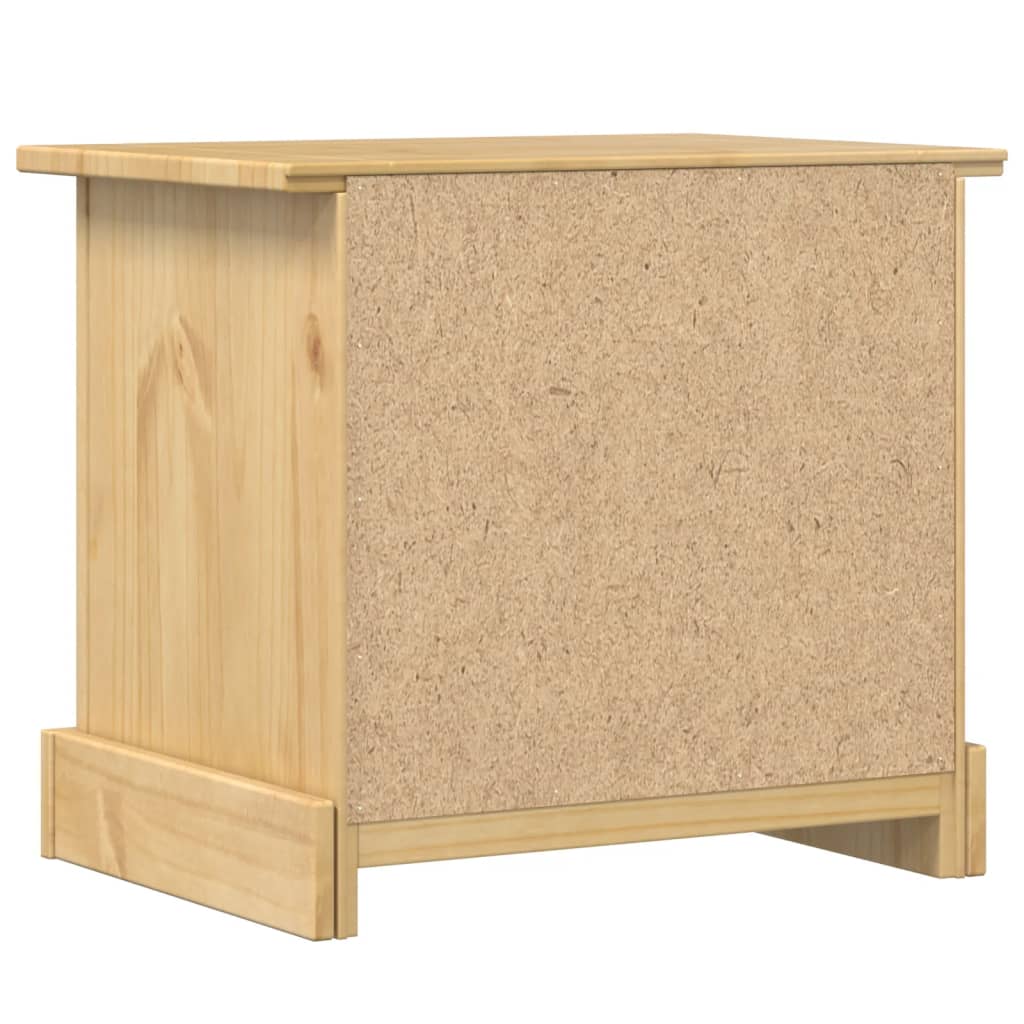 Bedside Cabinet Corona 53X39X50 Cm Solid Wood Pine