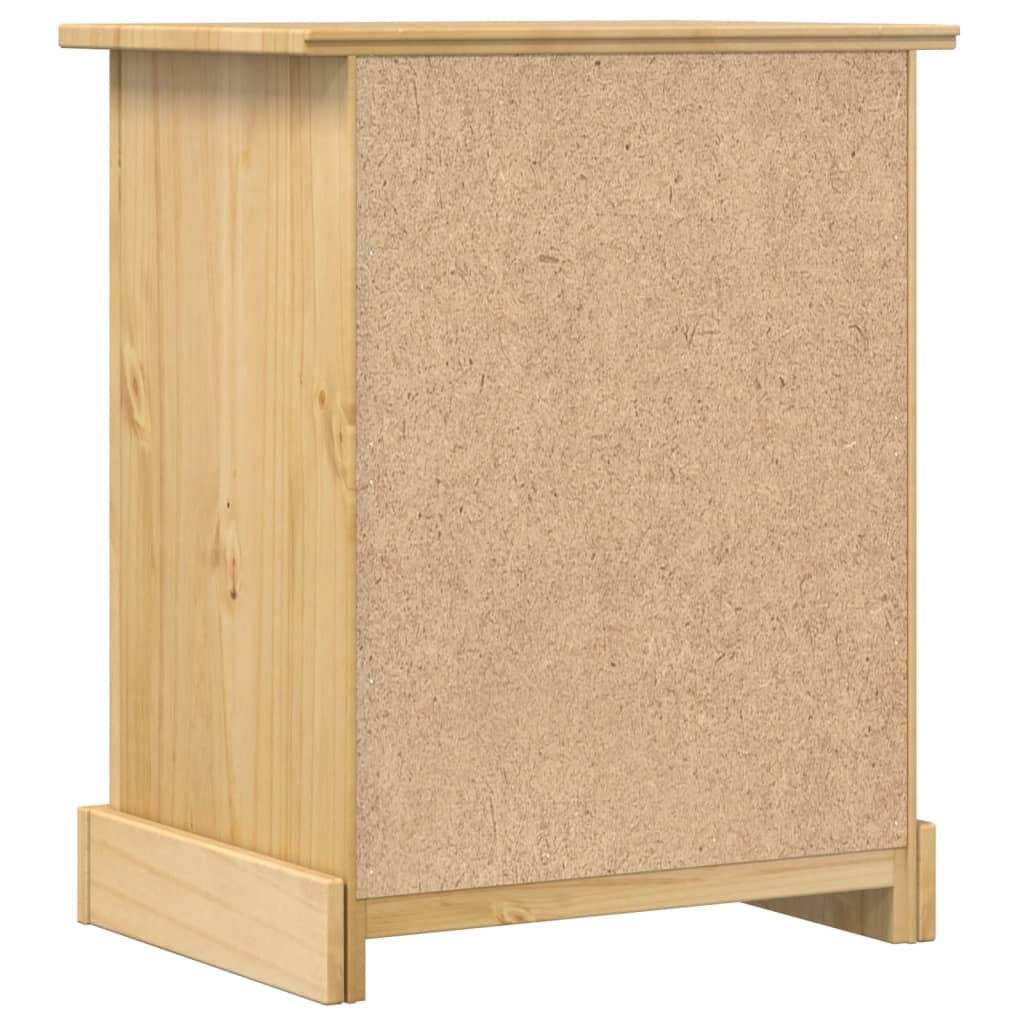 Bedside Cabinet Corona 53X39X66 Cm Solid Wood Pine