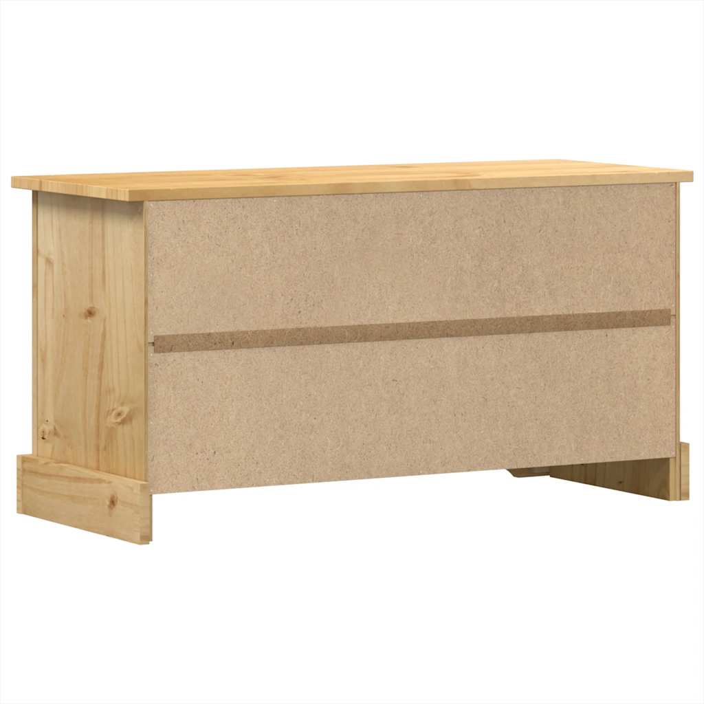 Tv Cabinet Corona 100X40X52 Cm Solid Wood Pine