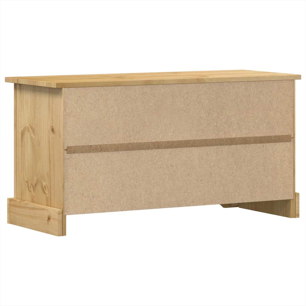 Tv Cabinet Corona 100X40X52 Cm Solid Wood Pine