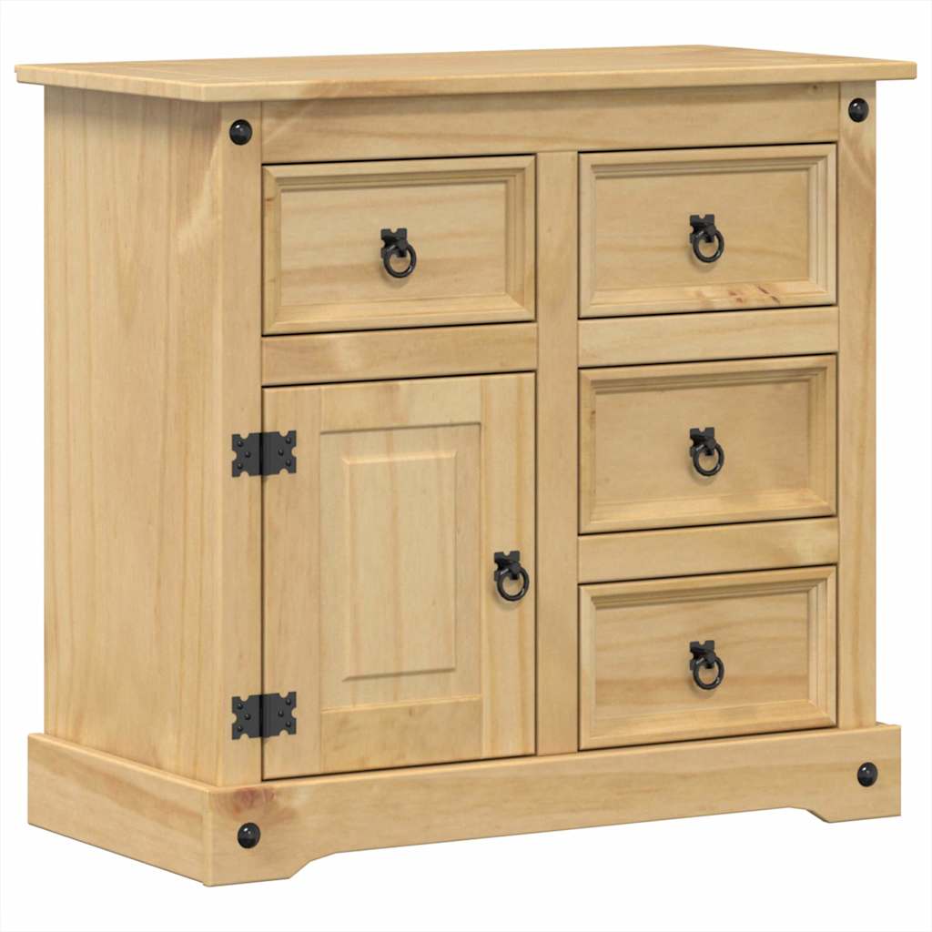 Sideboard Corona 80X40X75 Cm Solid Wood Pine