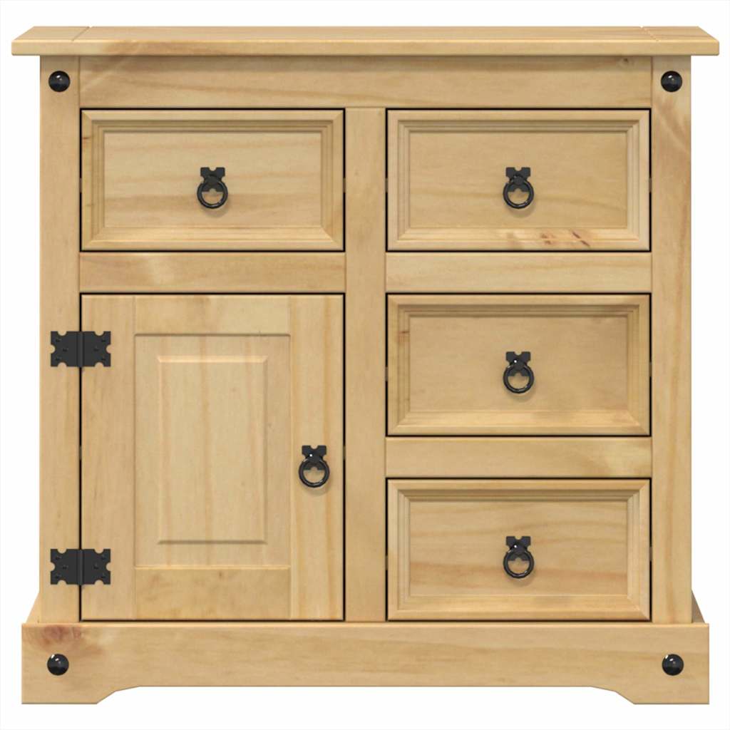 Sideboard Corona 80X40X75 Cm Solid Wood Pine
