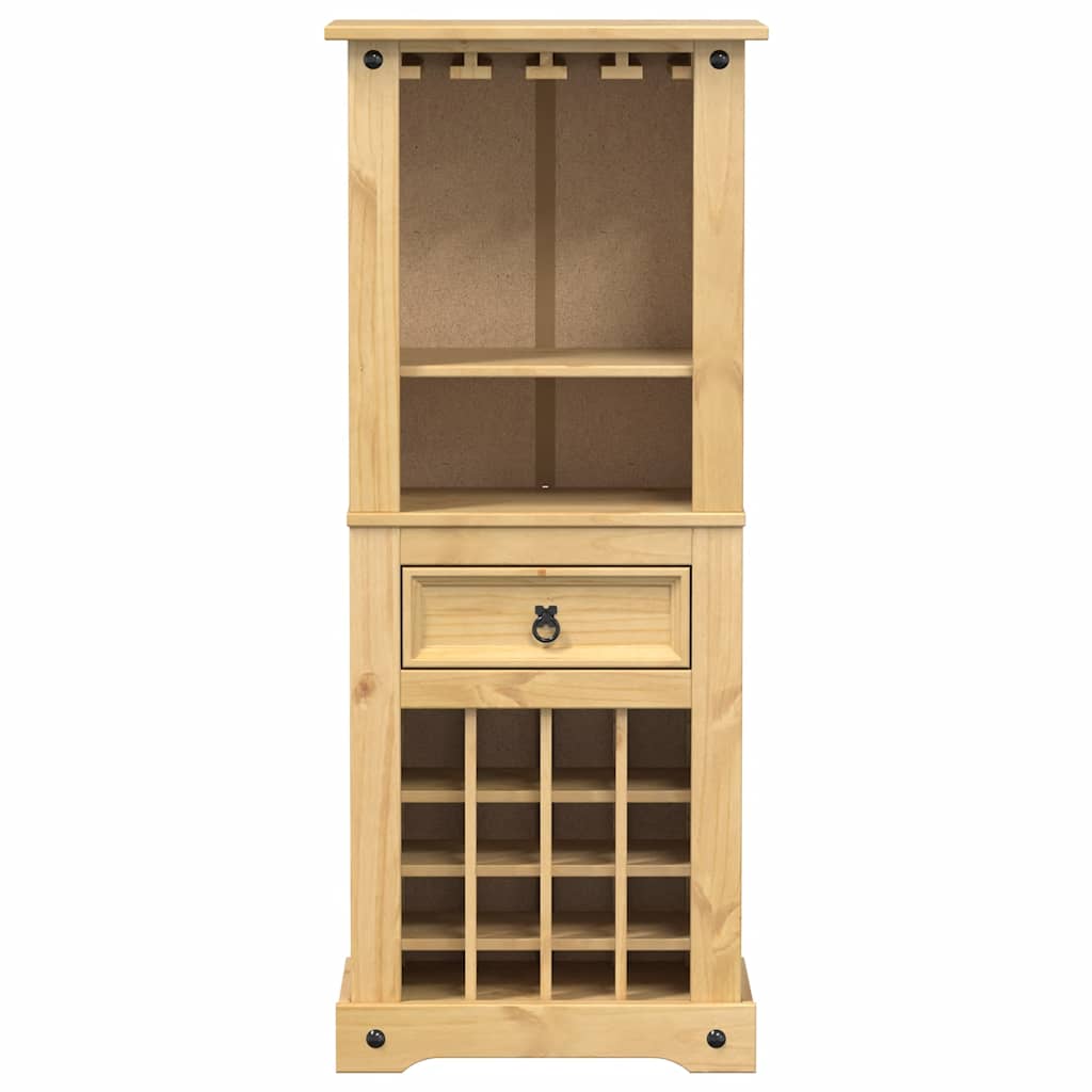 Wine Rack Corona 56X35X134.5 Cm Solid Wood Pine