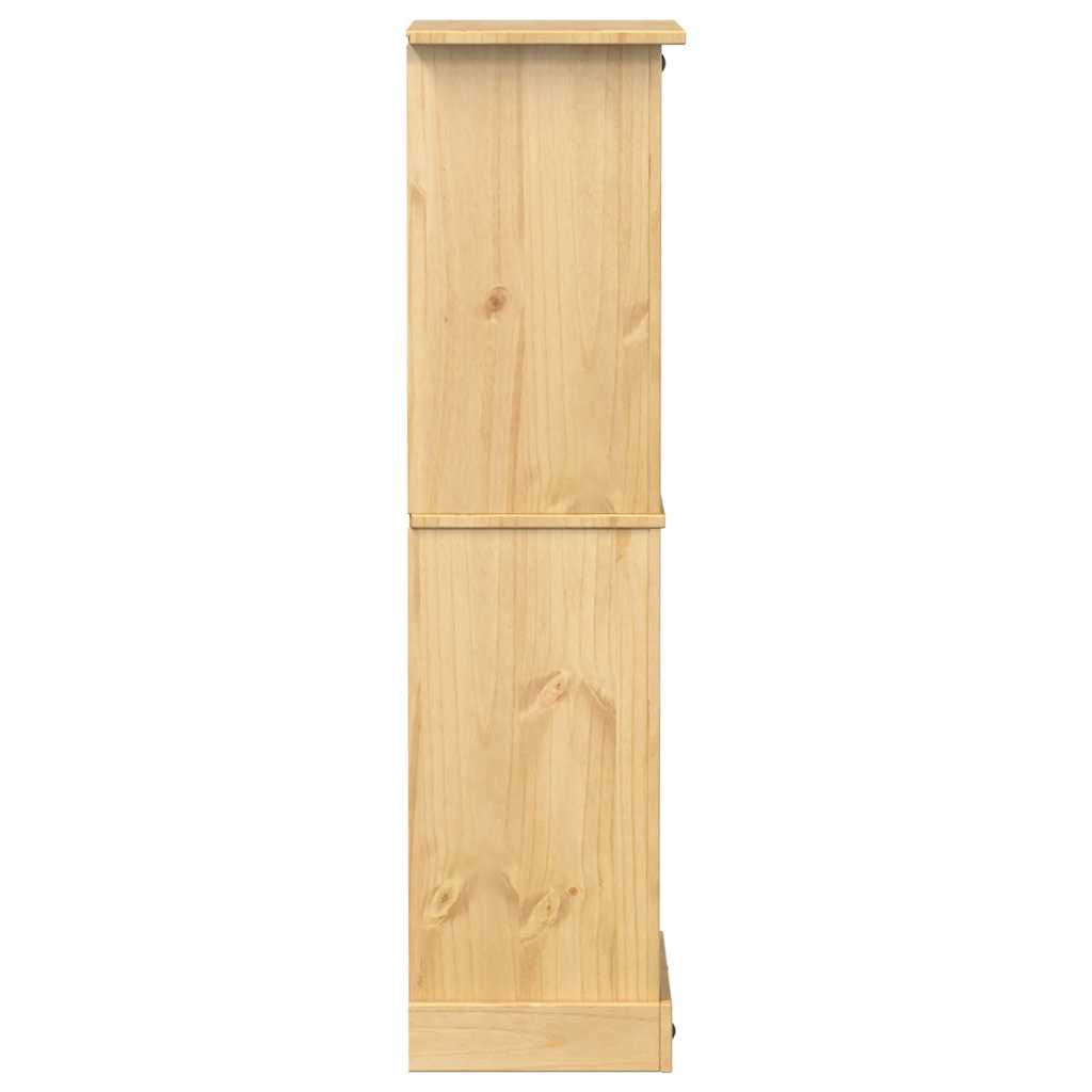 Wine Rack Corona 56X35X134.5 Cm Solid Wood Pine