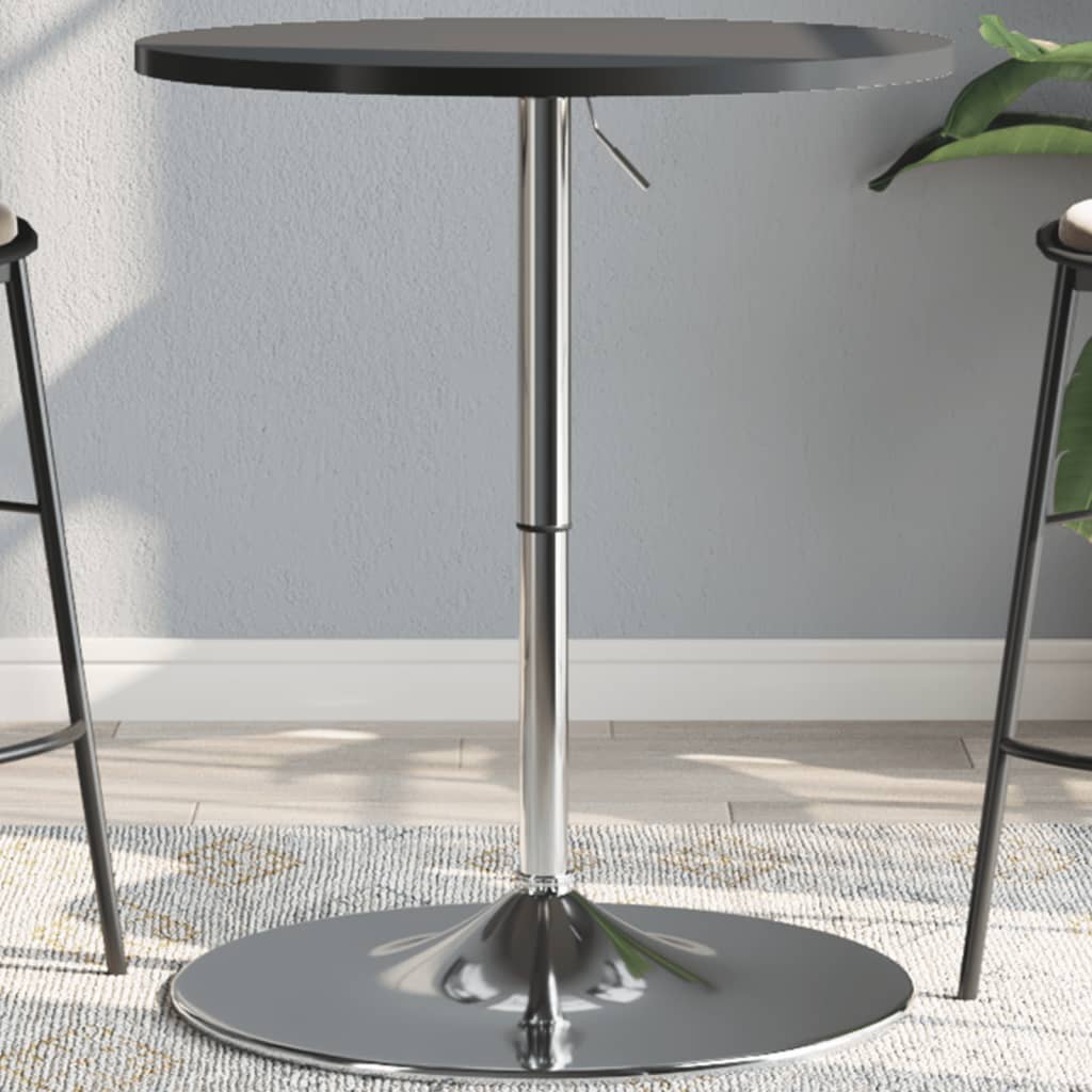 Bar Table Base 45X90 Cm Chromed Steel