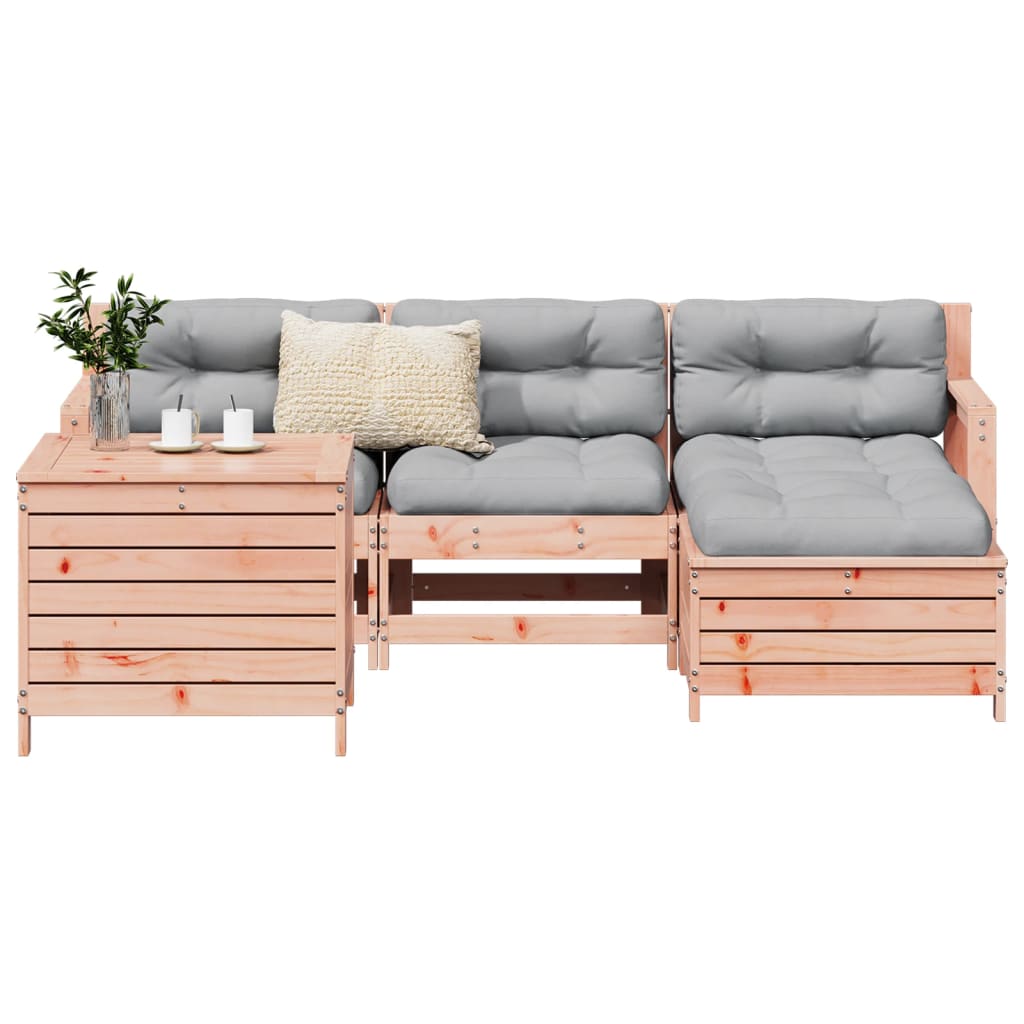 5 Piece Garden Sofa Set Impregnated Wood Pine