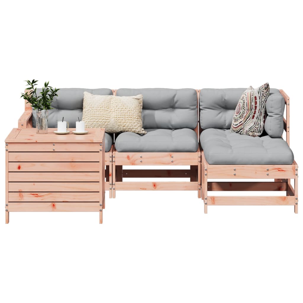 5 Piece Garden Sofa Set Impregnated Wood Pine
