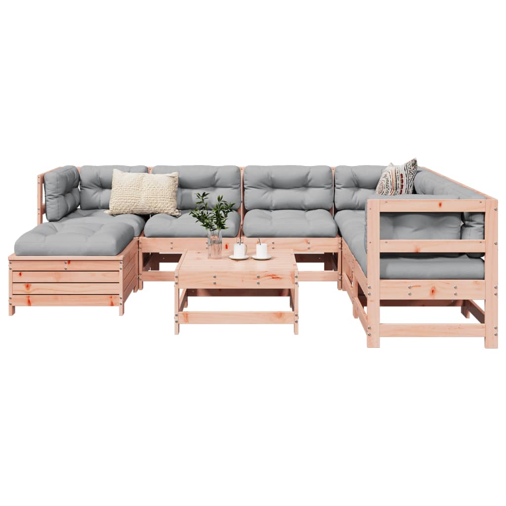 8 Piece Garden Sofa Set Impregnated Wood Pine