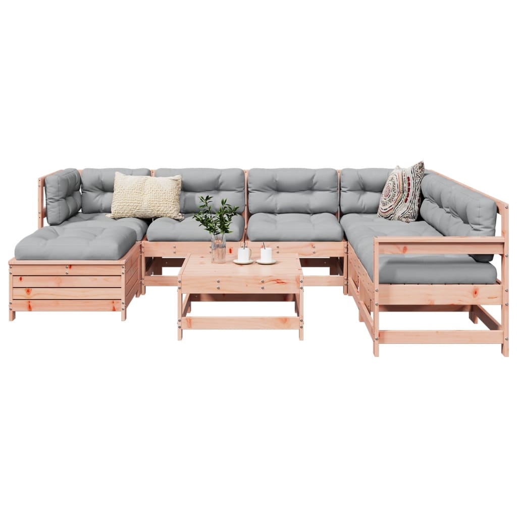 8 Piece Garden Sofa Set Impregnated Wood Pine