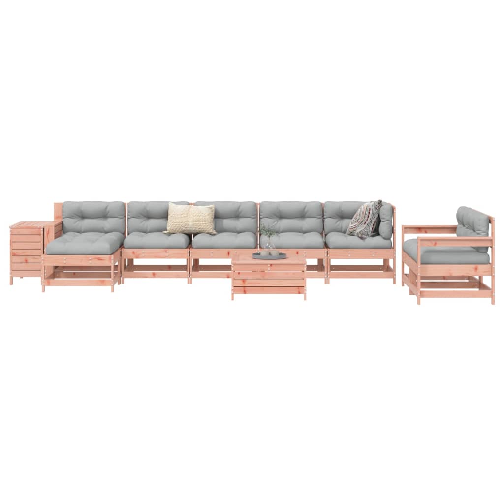 10 Piece Garden Sofa Set Impregnated Wood Pine
