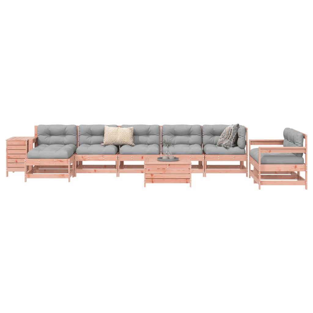 10 Piece Garden Sofa Set Impregnated Wood Pine