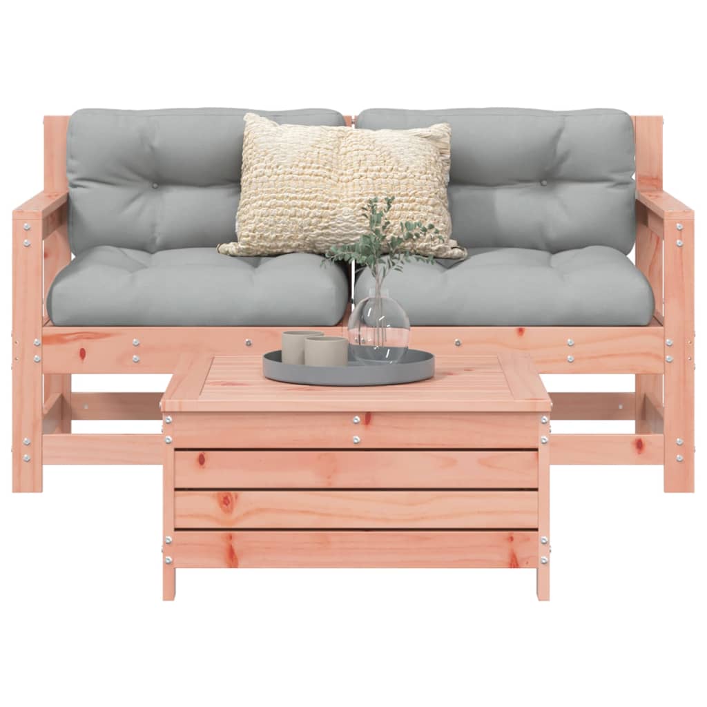3 Piece Garden Sofa Set Impregnated Wood Pine