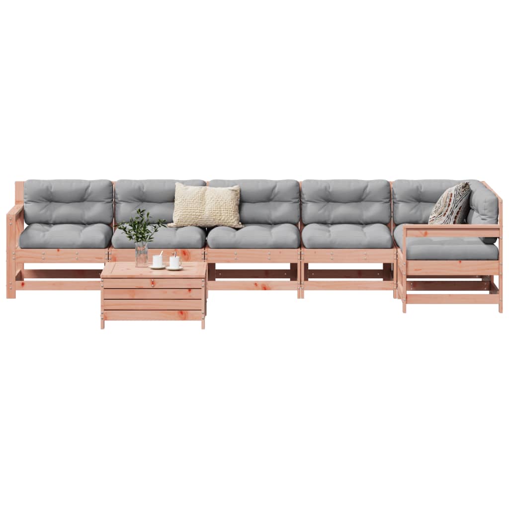 7 Piece Garden Sofa Set Impregnated Wood Pine