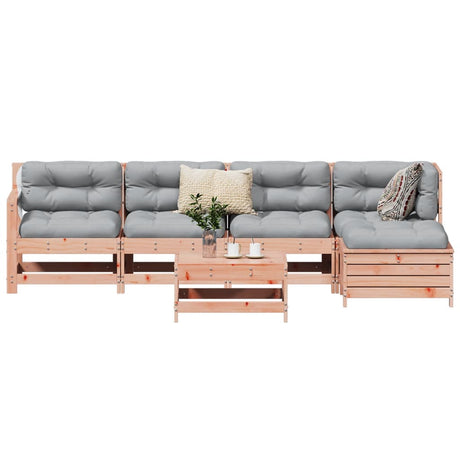6 Piece Garden Sofa Set Impregnated Wood Pine