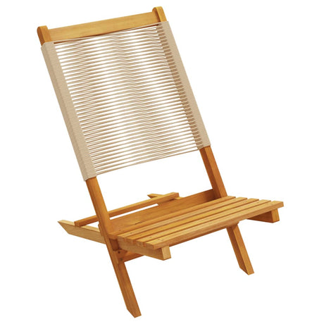 Folding Garden Chairs 6 Pcs Solid Wood Acacia