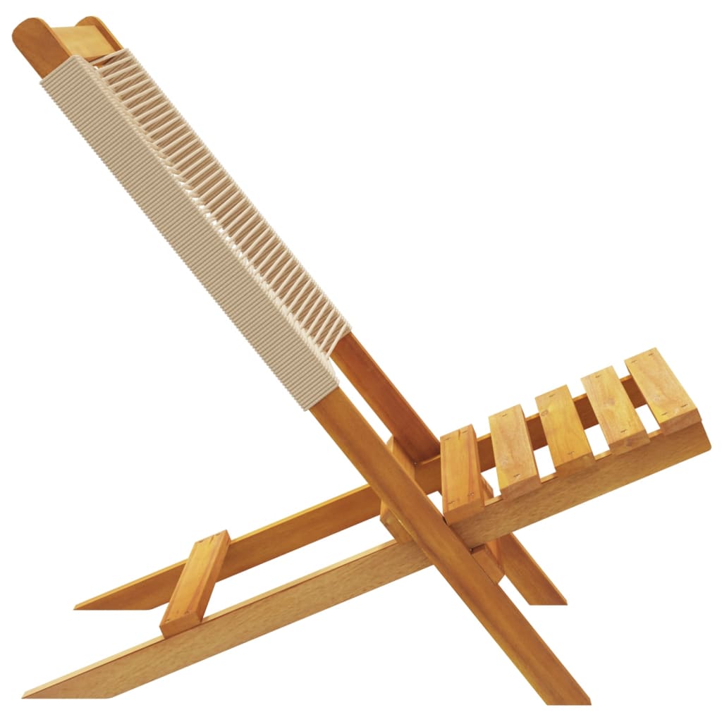 Folding Garden Chairs 6 Pcs Solid Wood Acacia