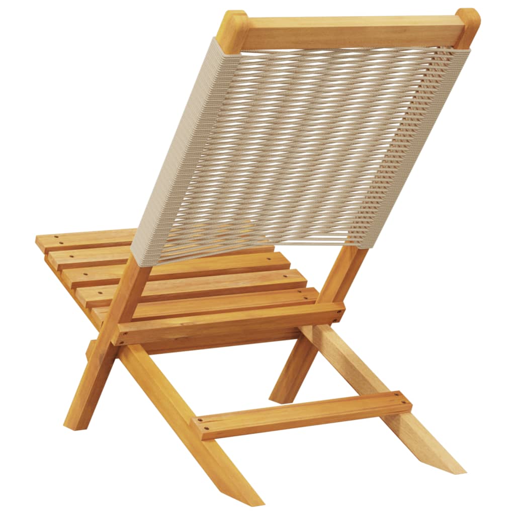 Folding Garden Chairs 6 Pcs Solid Wood Acacia