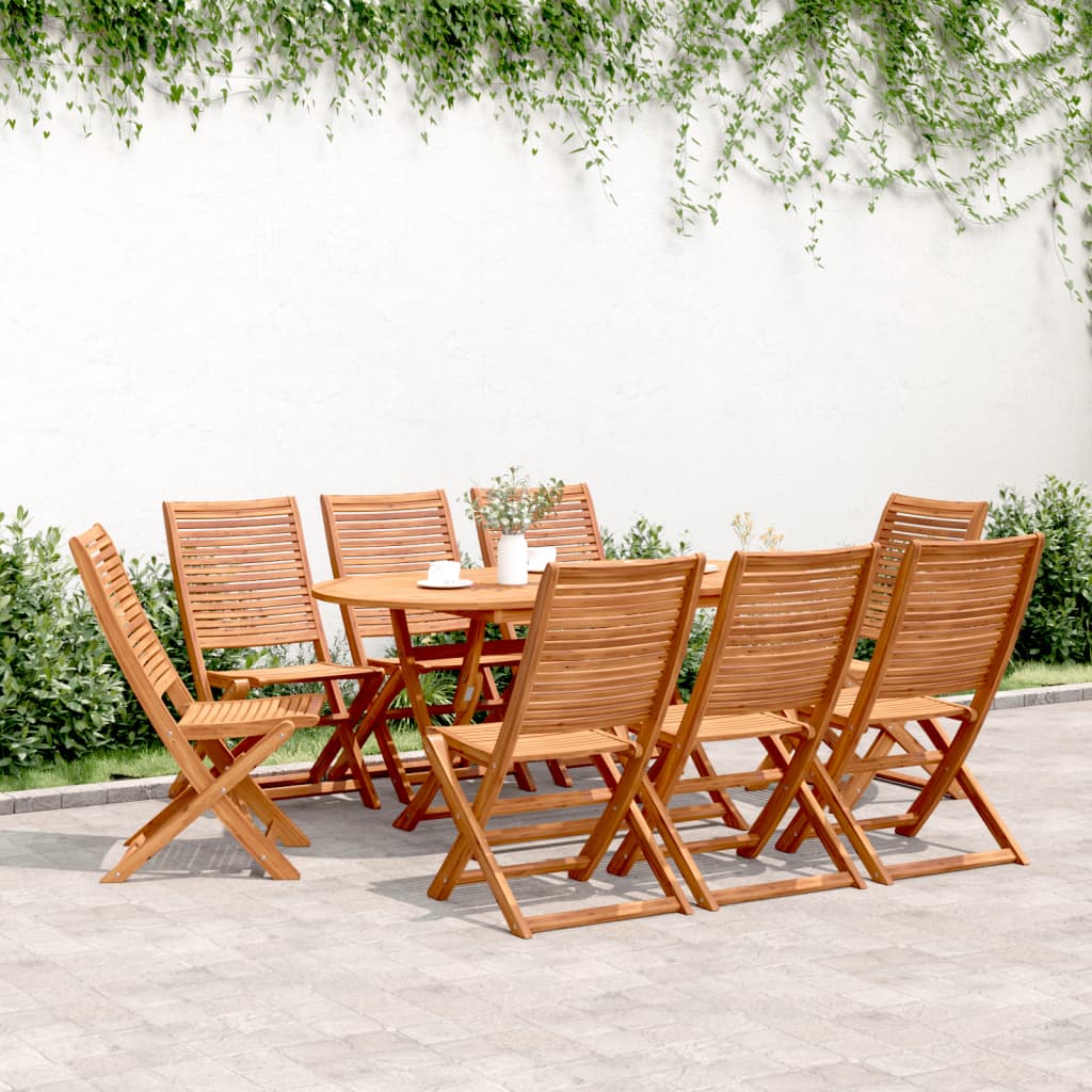 Folding Garden Chairs 4 Pcs 57X66X95 Cm Solid Wood Acacia