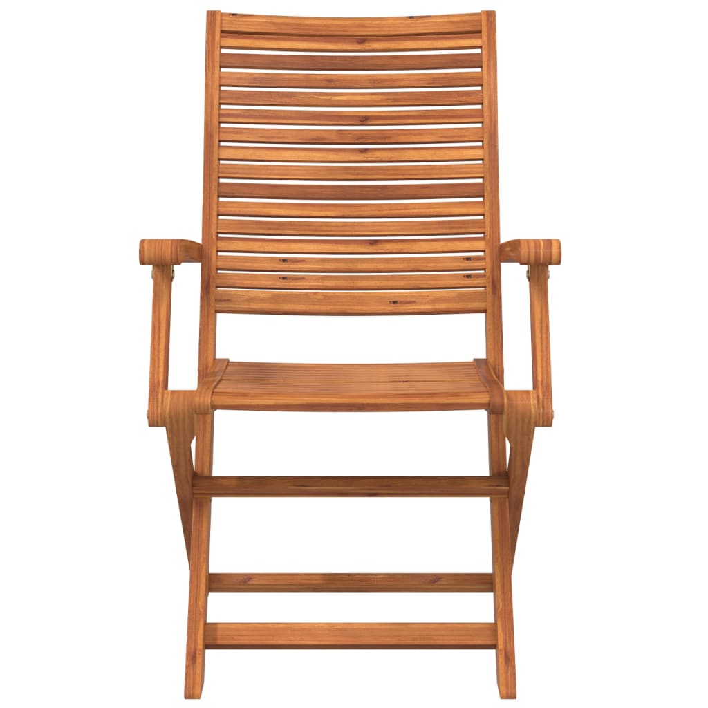 Folding Garden Chairs 4 Pcs 57X66X95 Cm Solid Wood Acacia