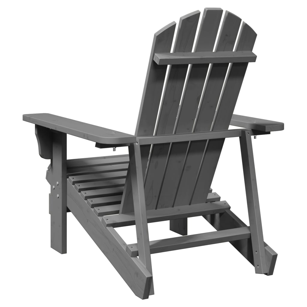 Adirondack Chair 69X85X90.5 Cm Solid Wood Fir