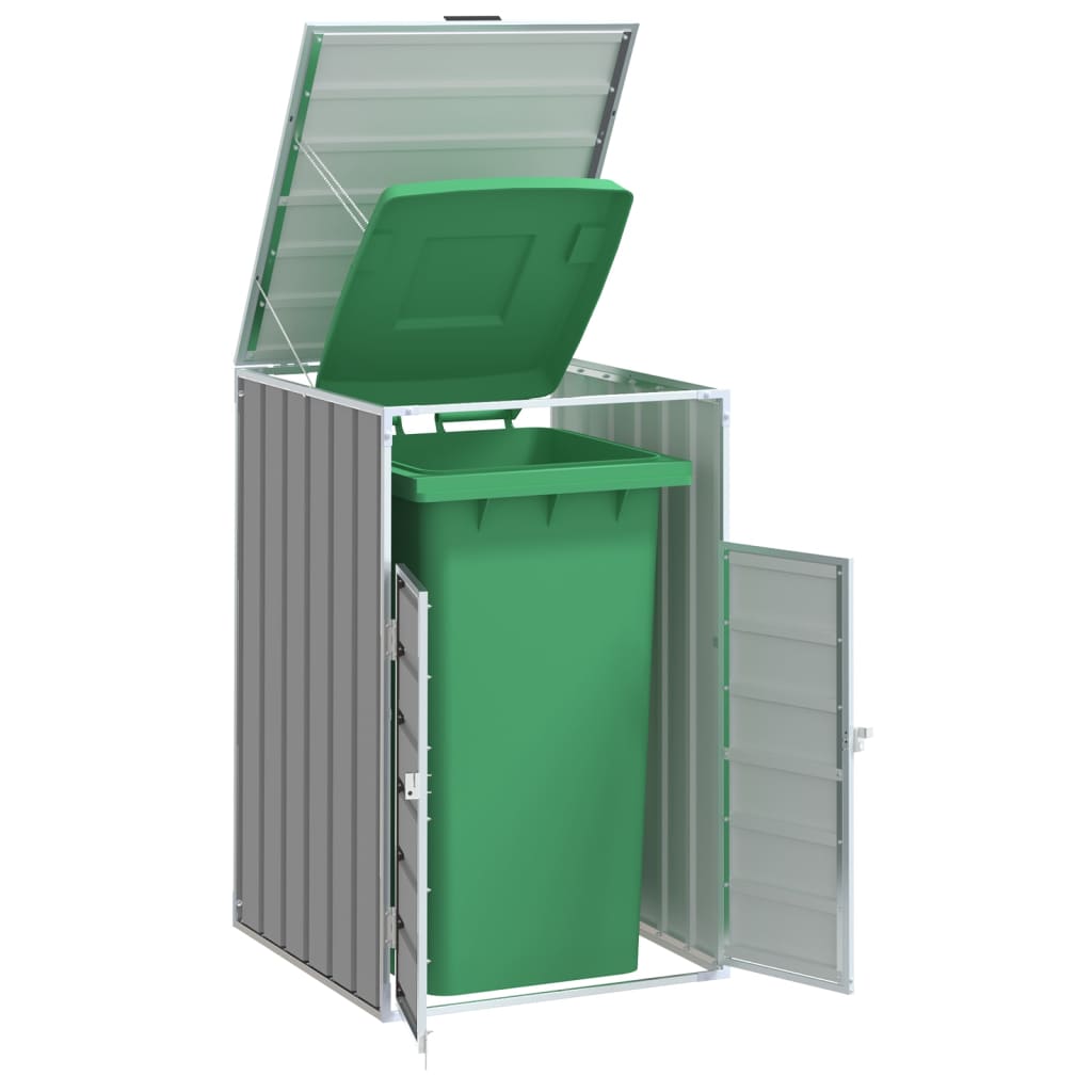 Wheelie Bin Storage For Triple Bins 216X81X115 Cm Steel