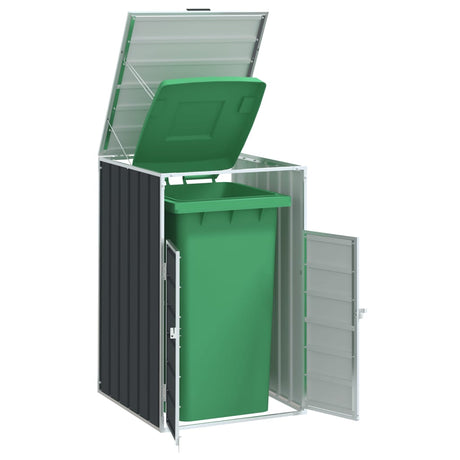 Wheelie Bin Storage For Triple Bins 216X81X115 Cm Steel