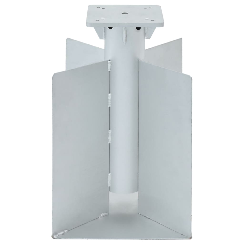 In-Ground Parasol Base Silver 27.5X27.5X45 Cm Steel