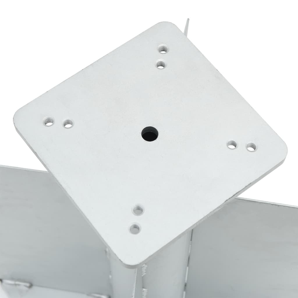 In-Ground Parasol Base Silver 27.5X27.5X45 Cm Steel