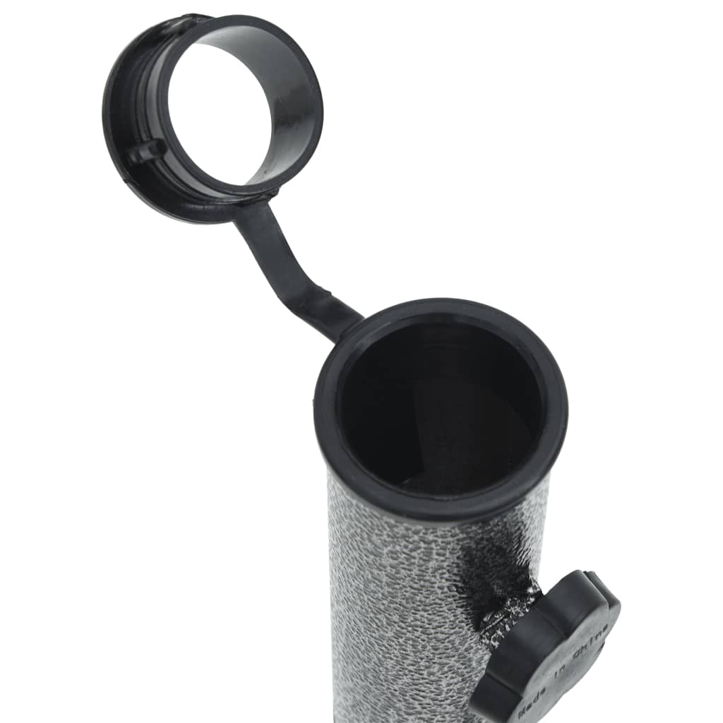 Parasol Stands With Spikes 2 Pcs 9X35 Cm Galvanised Steel