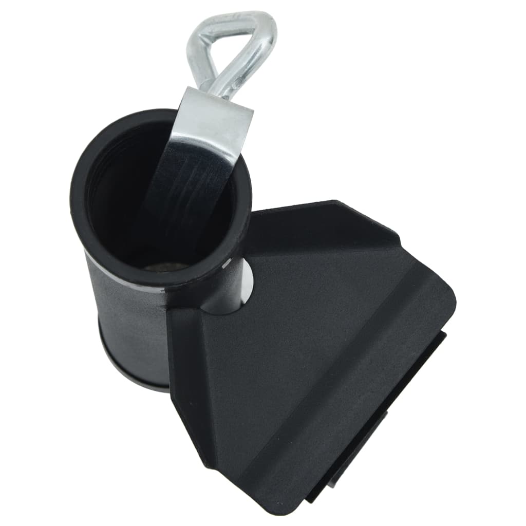 Umbrella Clamps For Balcony 2 Pcs 25-38 Mm Steel