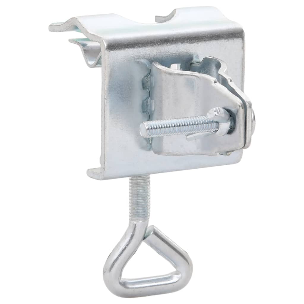 Umbrella Clamps For Balcony 2 Pcs 32 Mm Galvanised Steel