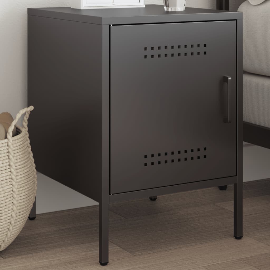 Bedside Cabinets 2 Pcs 36X39X50.5 Cm Steel