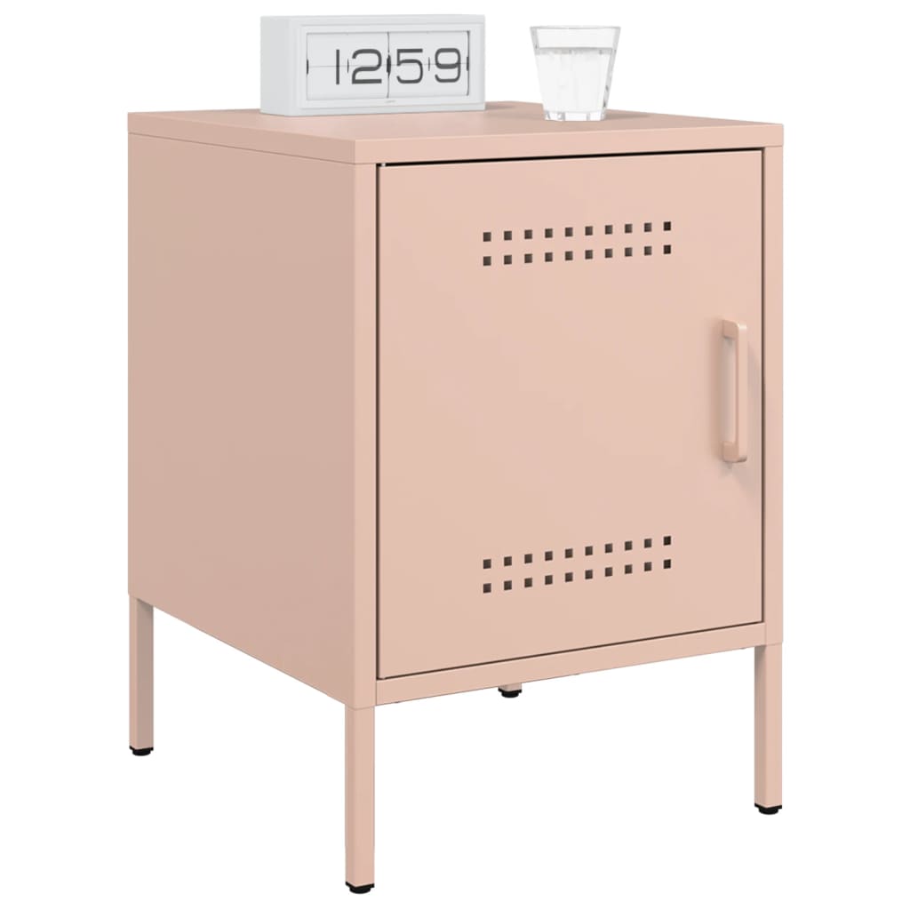 Bedside Cabinets 2 Pcs 36X39X50.5 Cm Steel