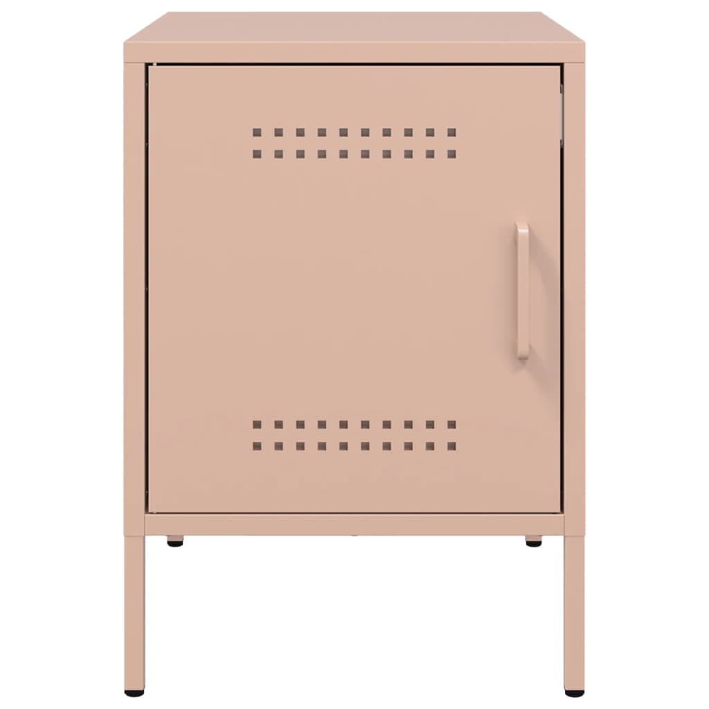 Bedside Cabinets 2 Pcs 36X39X50.5 Cm Steel
