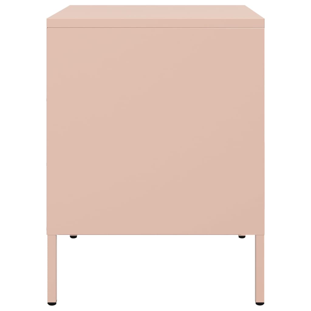 Bedside Cabinets 2 Pcs 36X39X50.5 Cm Steel